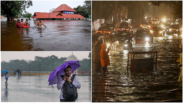 Orange Alert In 8 Kerala Districts Amid Heavy Showers; Light Rain Forecast In Delhi | Weather Updates